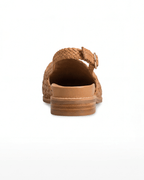Damen Slingback-Ballerinas – Geflochtene Optik mit spitzer Kappe