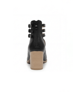 Damen Pumps mit Blockabsatz und Dreifachriemen