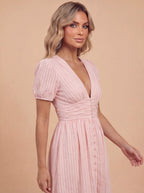 Boho-inspiriertes Maxikleid für Damen
