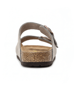 Damen Slide-Sandalen – mit Doppel-Schnallen