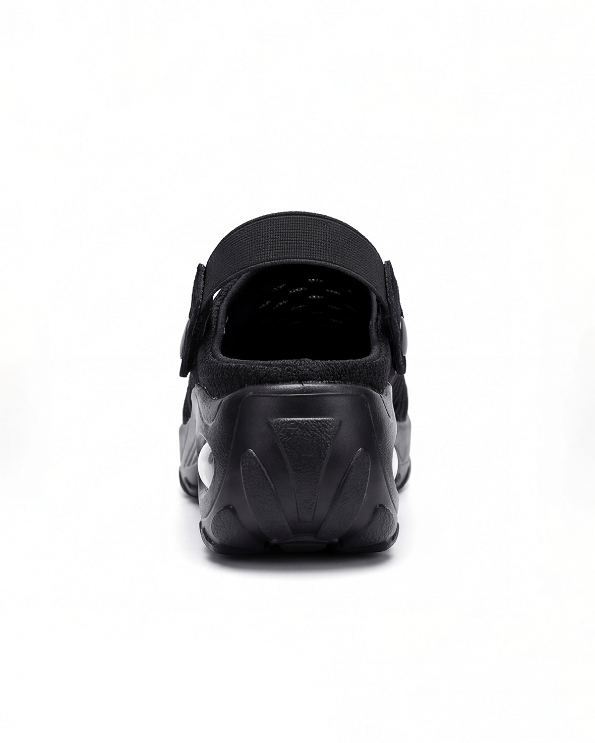 Damen Clogs mit Fersenriemen – Mesh-Optik - Orthopädisch