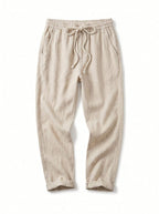 Damenhose mit Tunnelzug und umgeschlagenem Saum