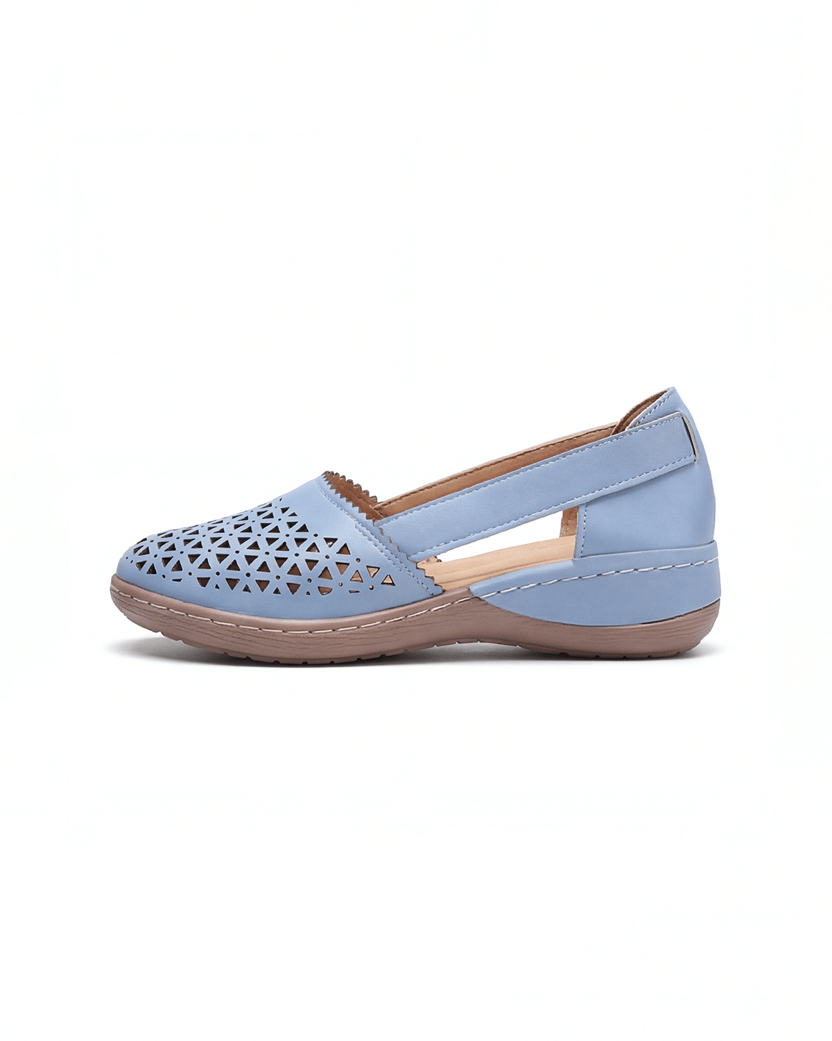 Damen Slingback-Ballerinas – mit Perforation