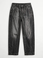 Damen-Jeans mit verkürztem geradem Bein