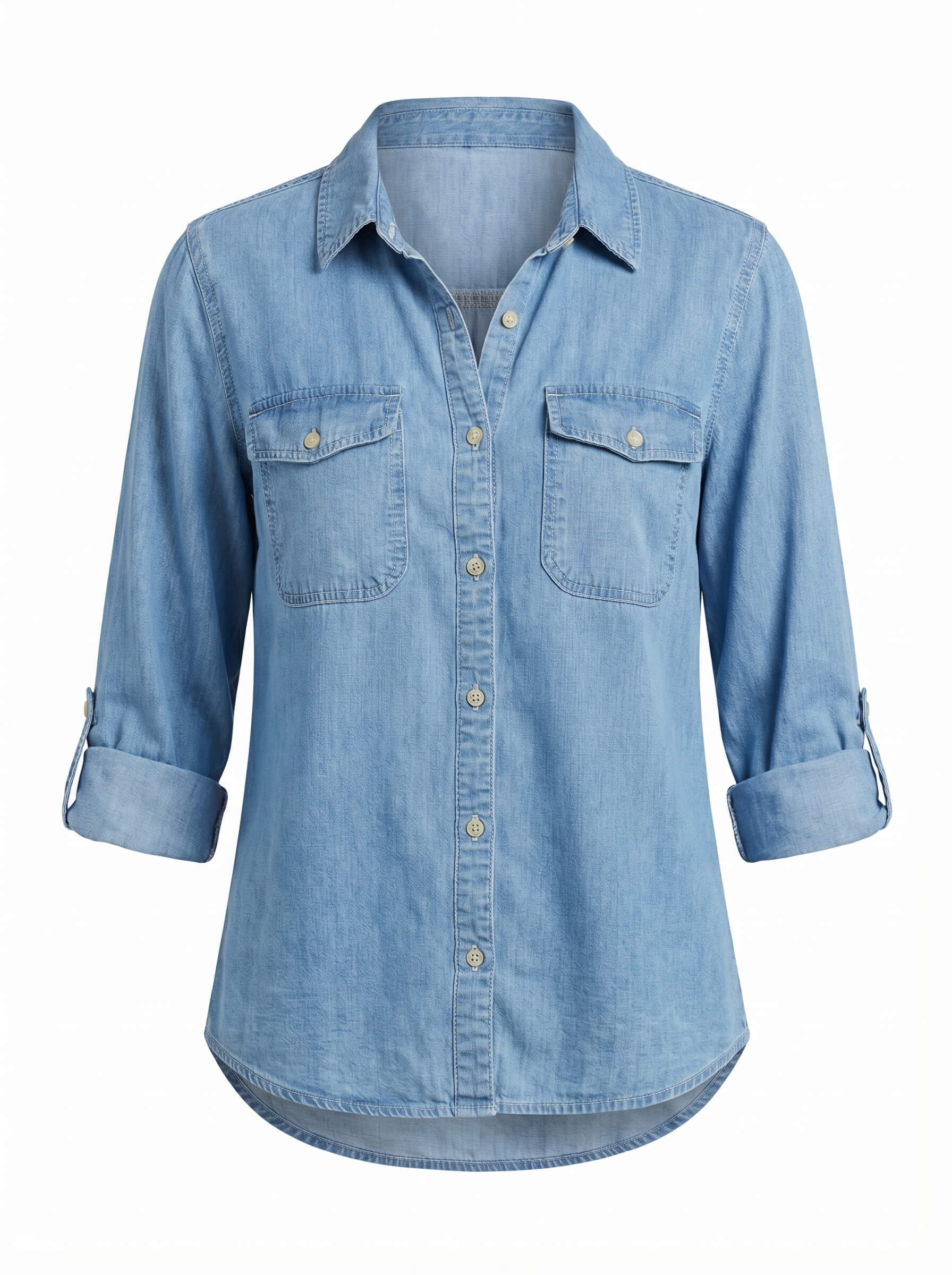 Damen Oversized Denim Hemd