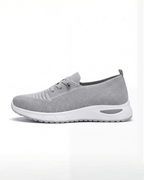 Damen Freizeitsneaker in Strickoptik mit flachem Schnitt