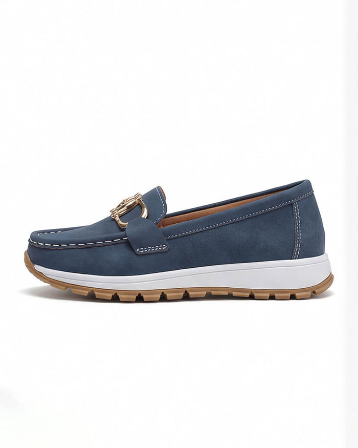 Damen Loafer mit Chunky-Sohle und Horsebit-Detail