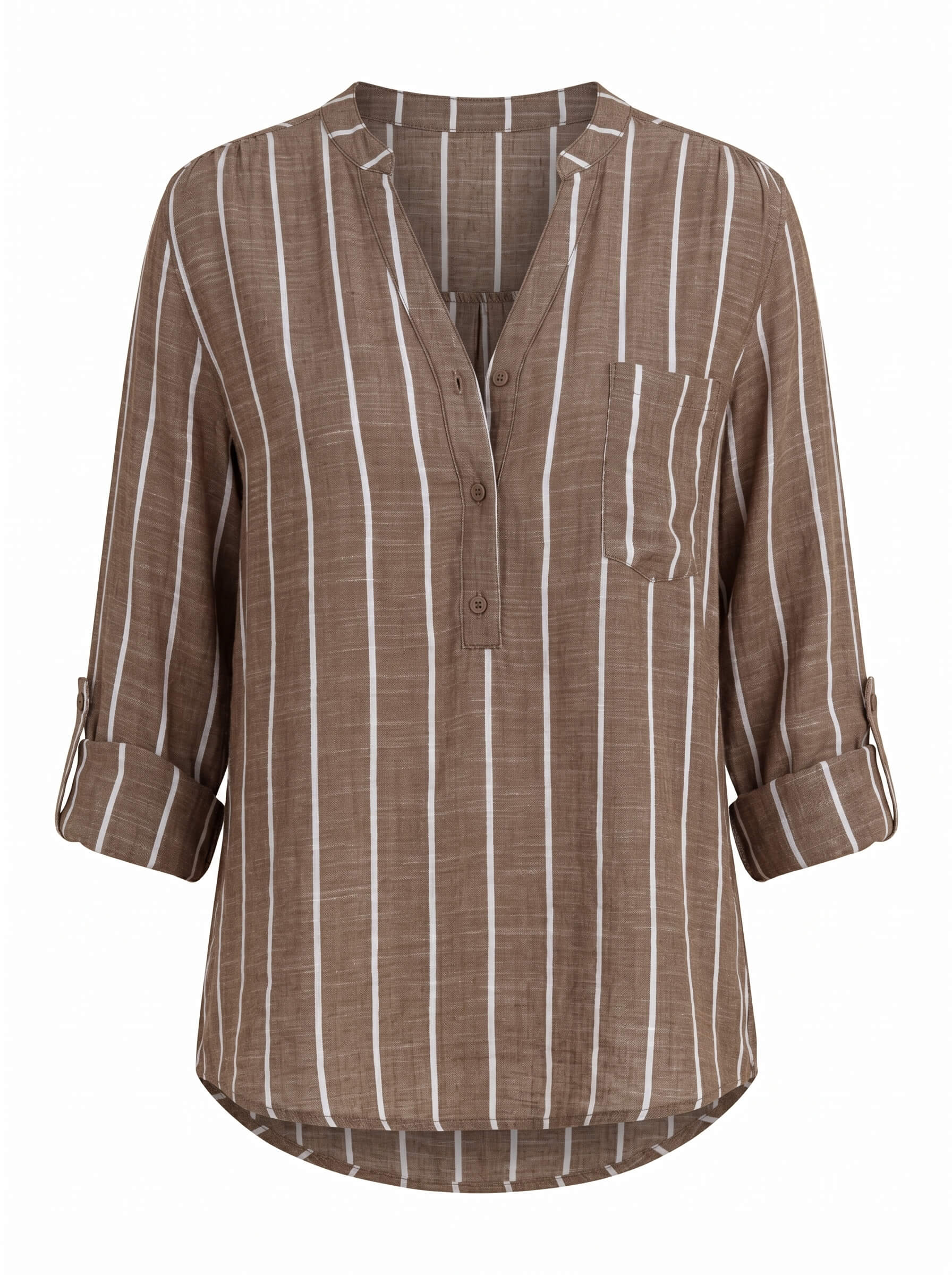 Damen Sommerbluse mit Streifen – Leichter & Müheloser Stil