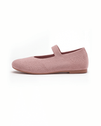 Damen Ballerinas in Strickoptik – Mary-Jane-Stil