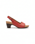 Damen Sandalen mit Blockabsatz – Minimalistisches Slingback-Design