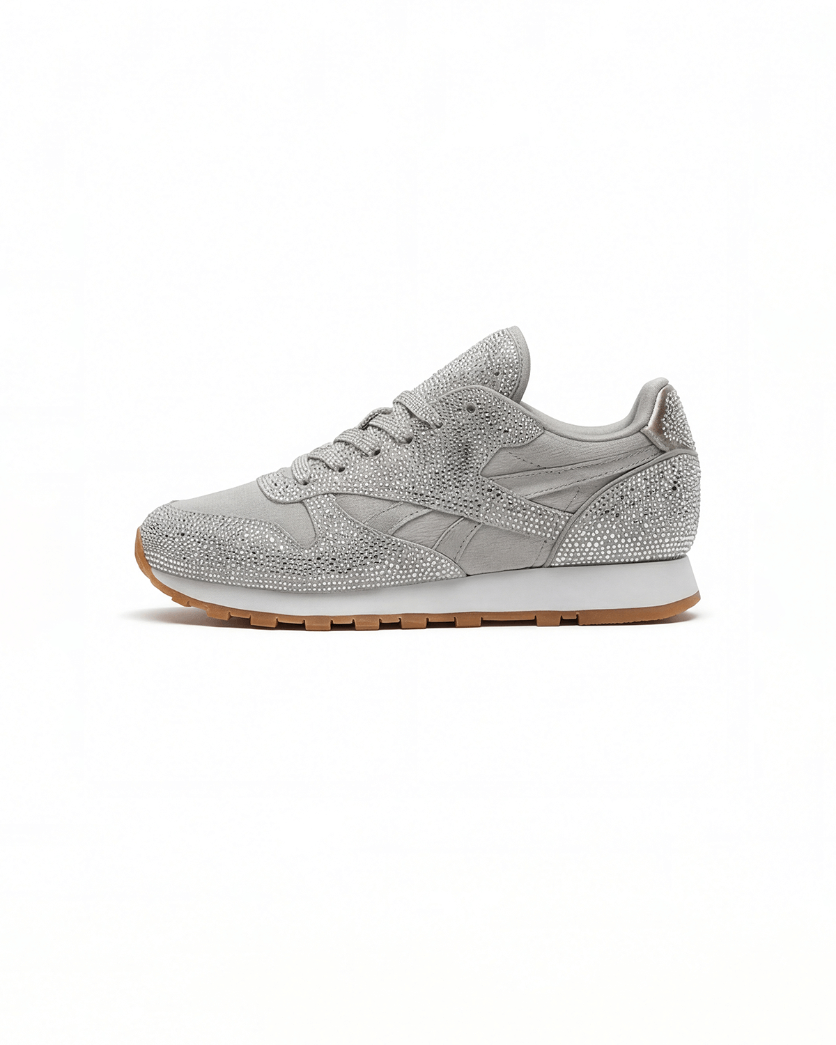Damen Schnür-Sneaker – Glitzer Low-Top