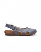Damen Flache Sandalen – Slingback mit Ausschnitten