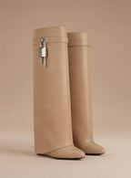 Damen Stiefel – Elegante Vegane Keilabsatz Boots
