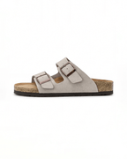 Damen Slide-Sandalen – mit Doppel-Schnallen