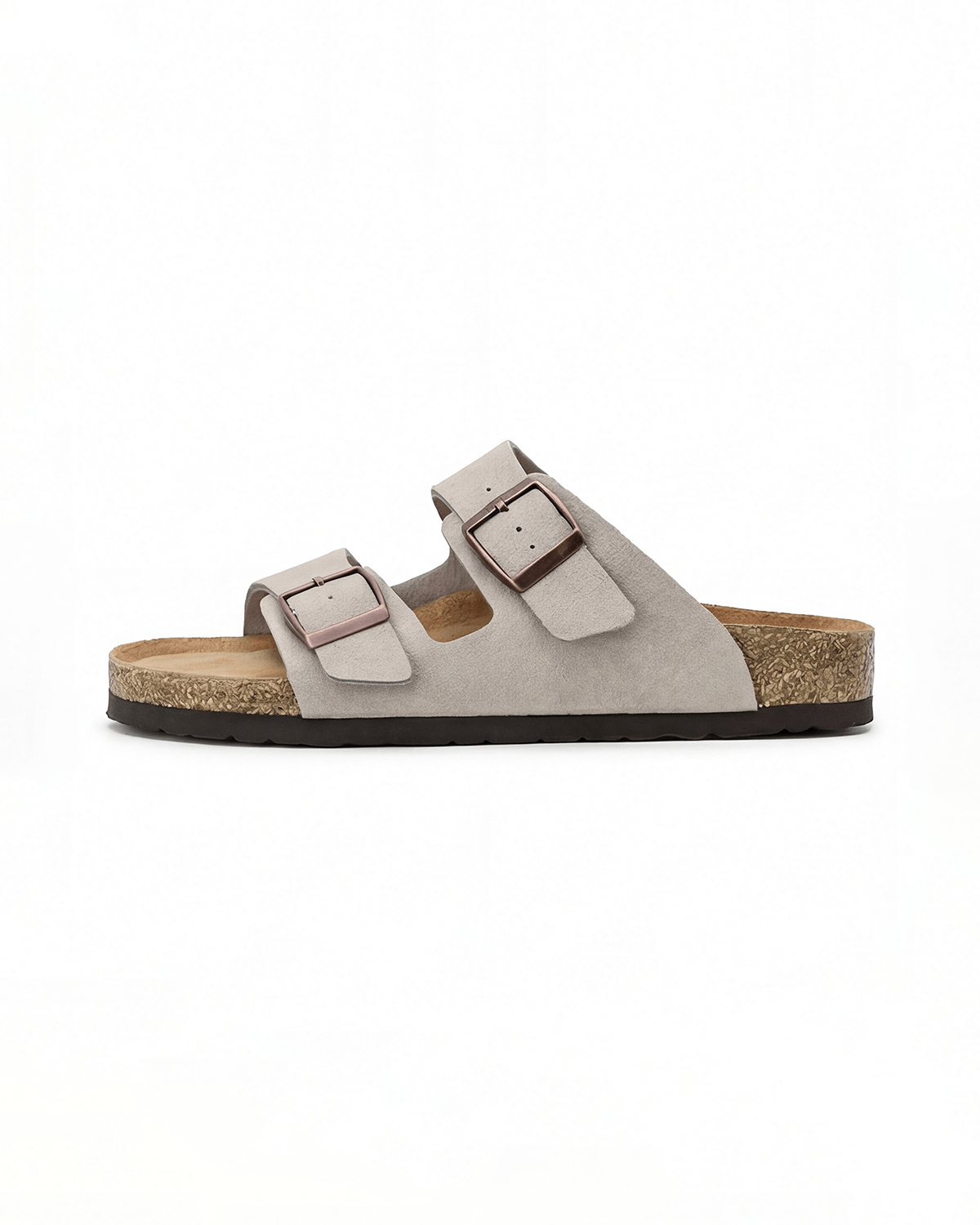 Damen Slide-Sandalen – mit Doppel-Schnallen