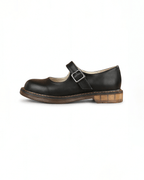 Damen Mary-Jane-Ballerinas mit Schnallenriemen
