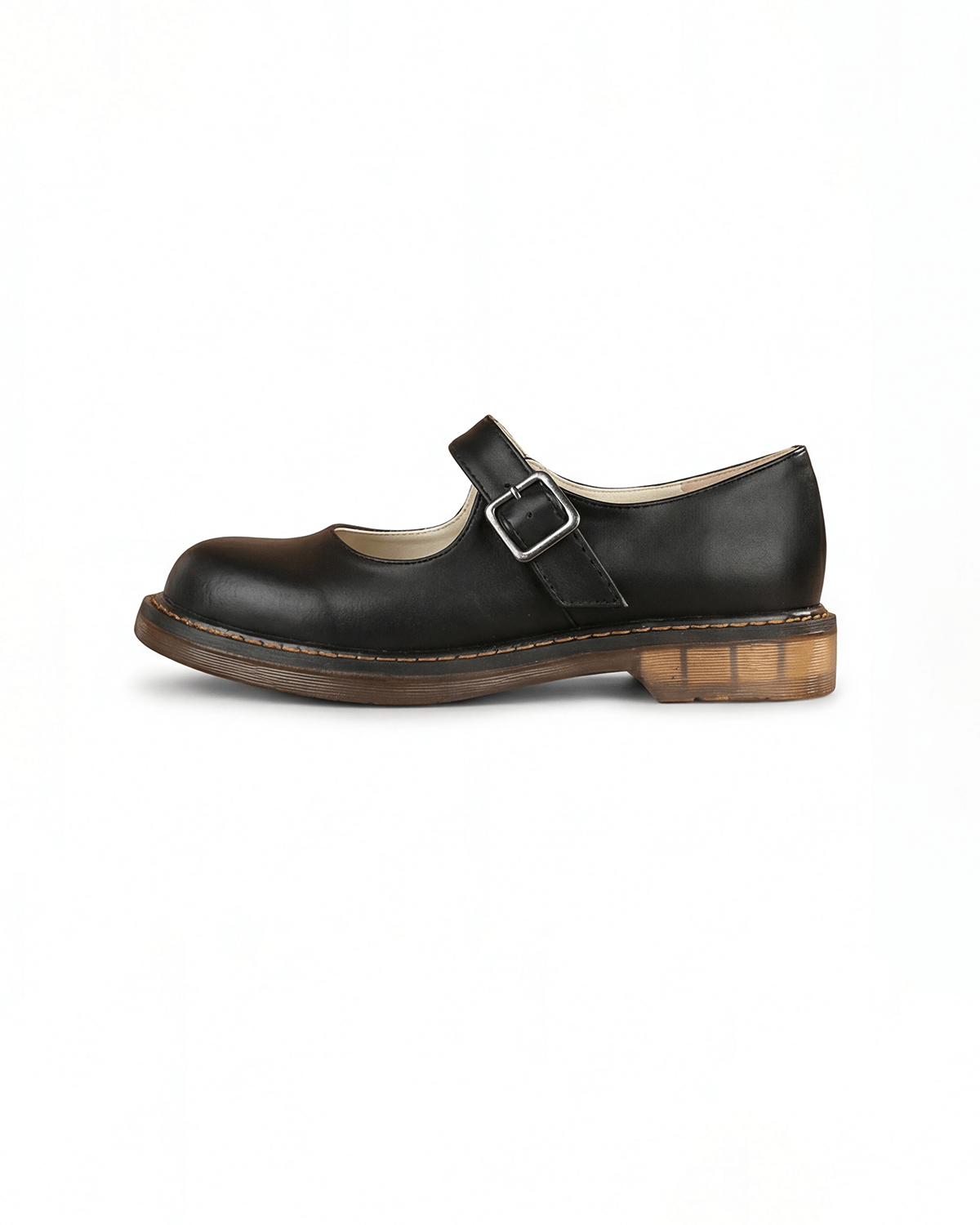 Damen Mary-Jane-Ballerinas mit Schnallenriemen