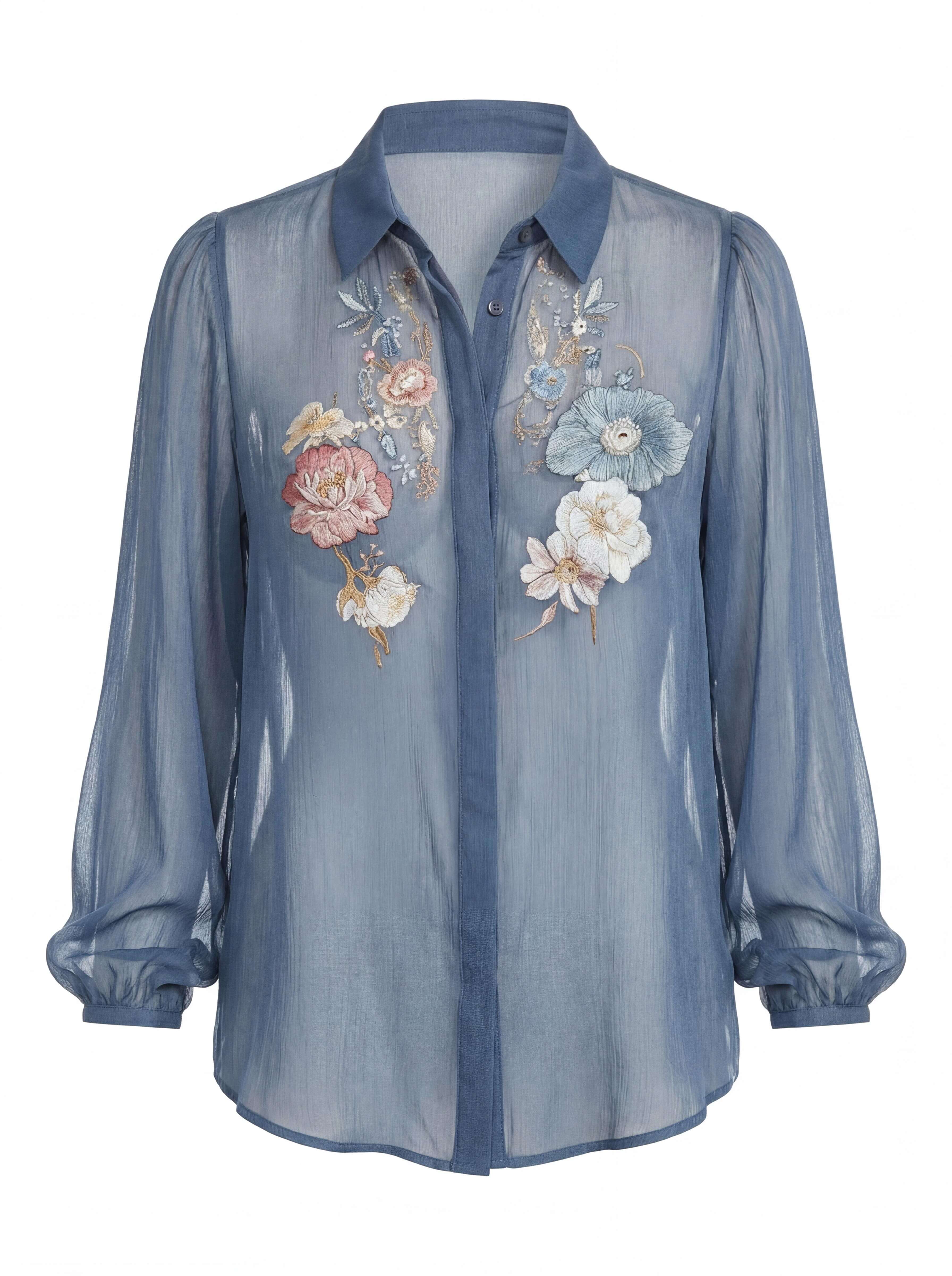 Damenbluse – Boho Blumenbluse