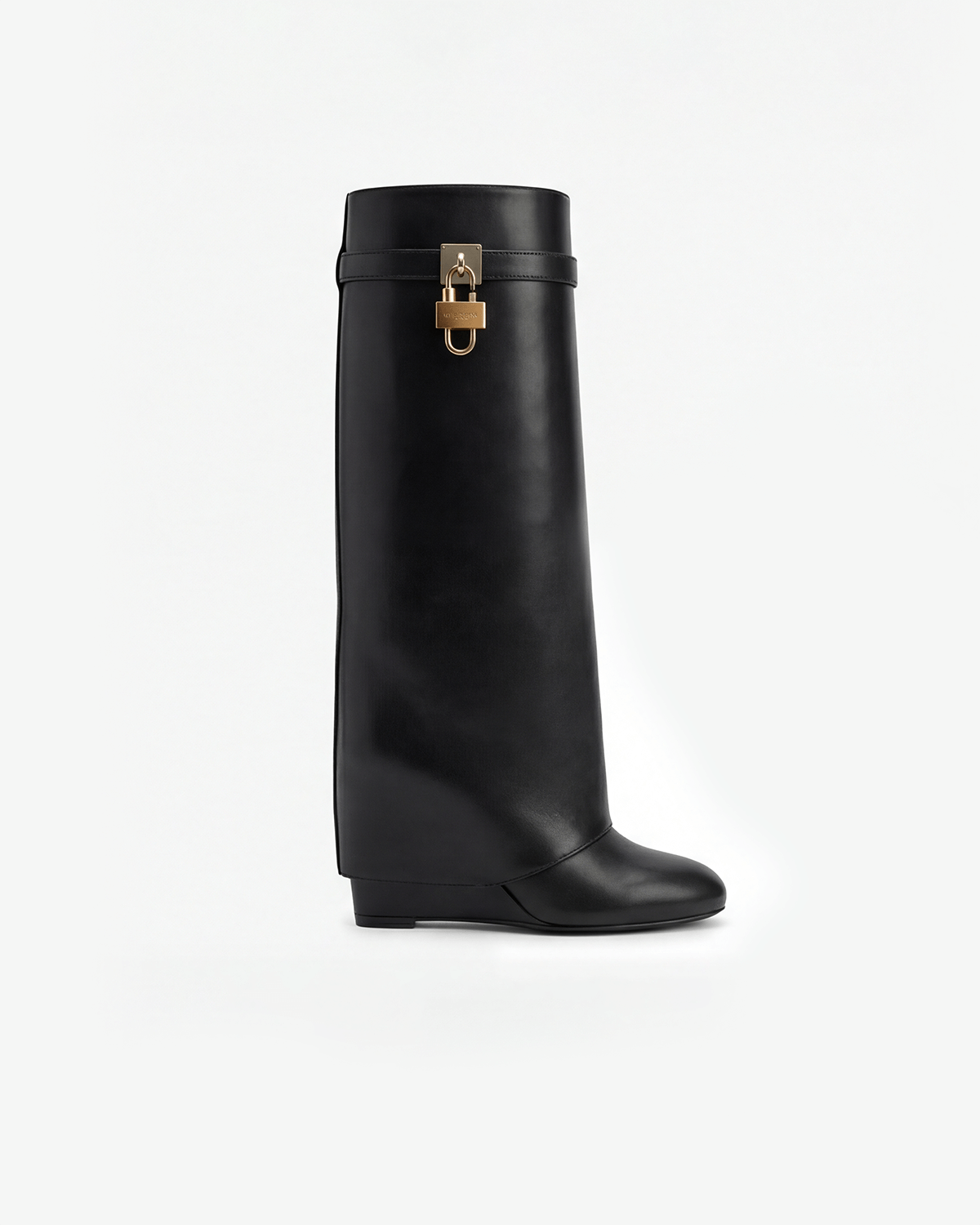 Botas de mujer hasta la rodilla con detalle de cremallera decorativa