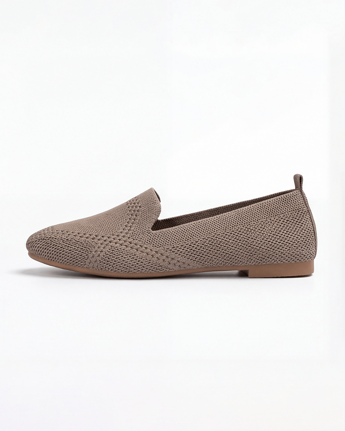 Damen Slipper in Strickoptik – Slip-On Design