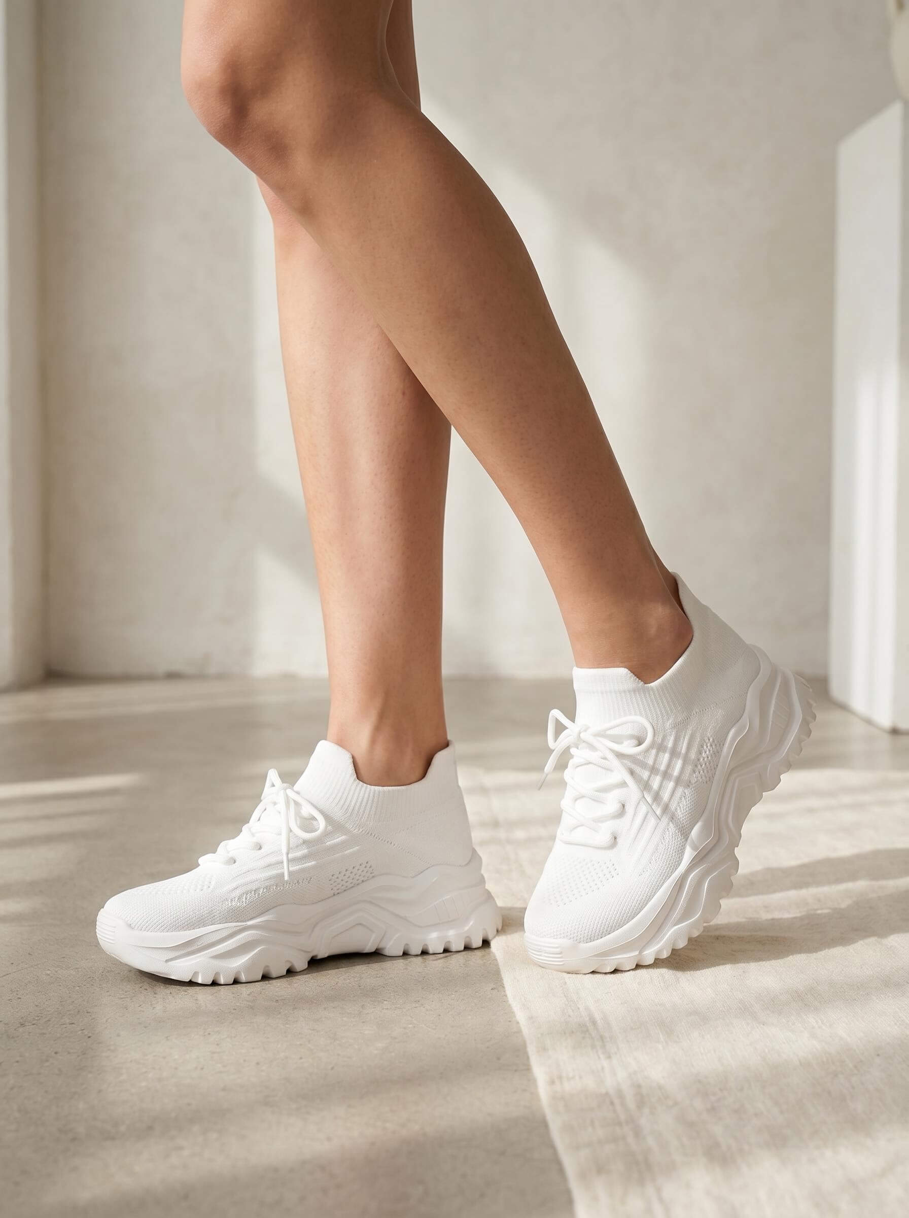 Damen Orthopädische Strick Sneaker – Leichte Unterstützung & Alltagstauglicher Komfort