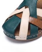 Damen Komfort Colorblock Sandalen mit Cutout