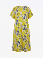 Abito Maxy da Donna con Motivo Floreale – Sciolto, Artistico e Elegante Senza Sforzo