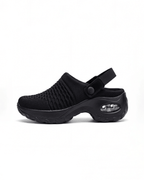 Clogs da donna con cinturino sul tallone – Effetto mesh - Ortopedico