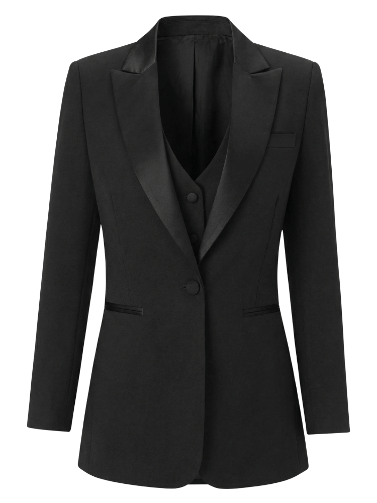 Eleganter 3-teiliger Hosenanzug – Zeitlose Stärke & moderne Raffinesse