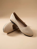 Damen Komfortschuhe mit flexiblem Strickobermaterial