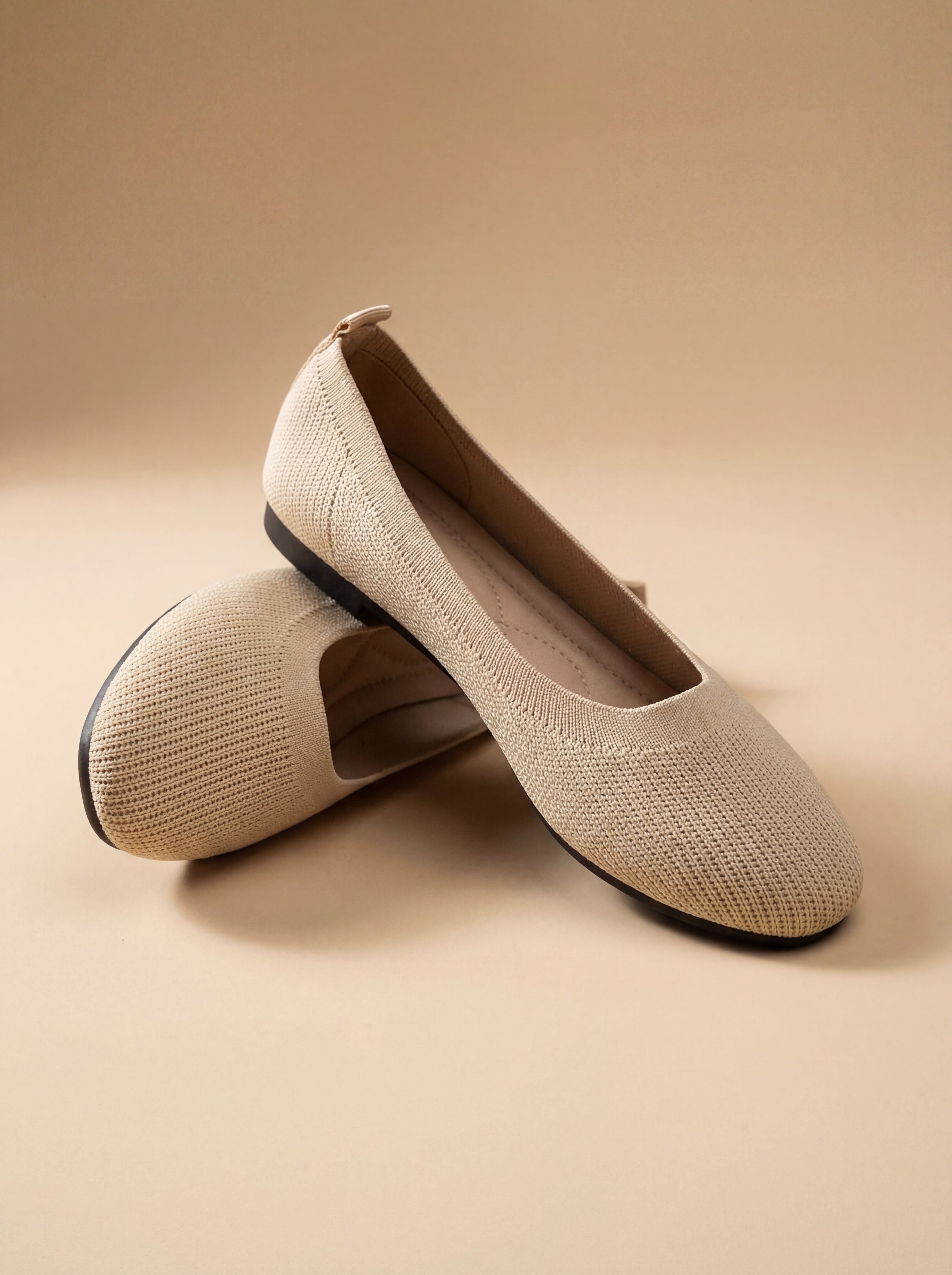 Damen Komfortschuhe mit flexiblem Strickobermaterial