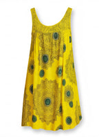 Damen Kleid – Ärmelloses Leichtes Sommerkleid mit Print