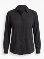 Elegante Damenbluse mit klassischem Kragen