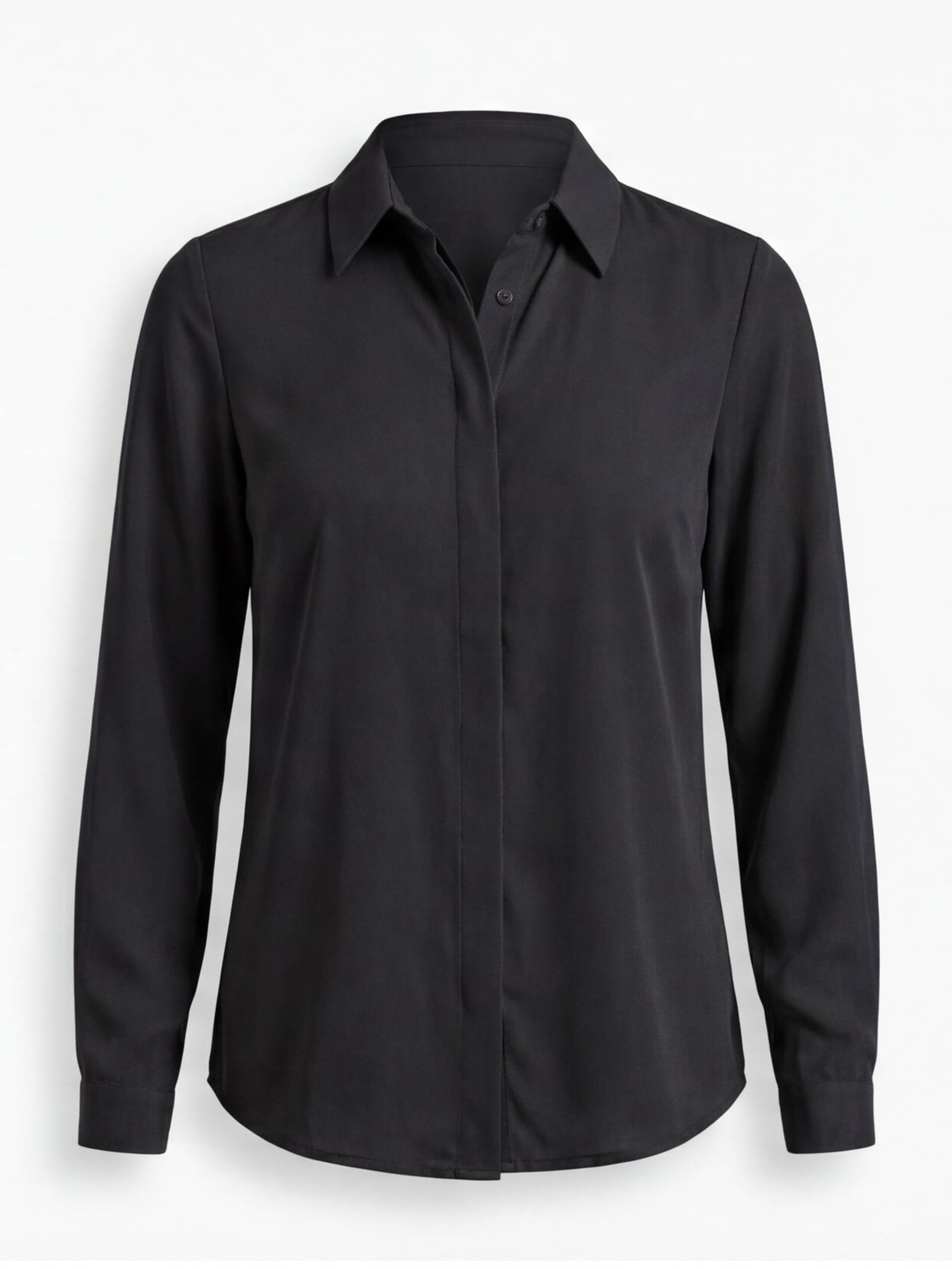 Elegante Damenbluse mit klassischem Kragen