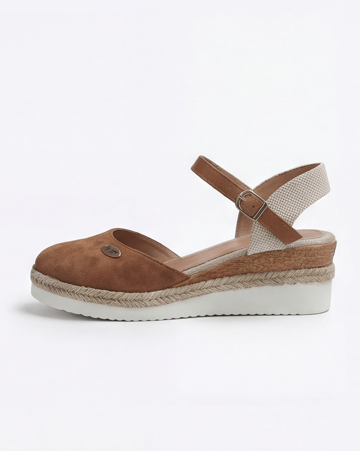 Damen Plateau-Sandalen mit Espadrille-Slingback