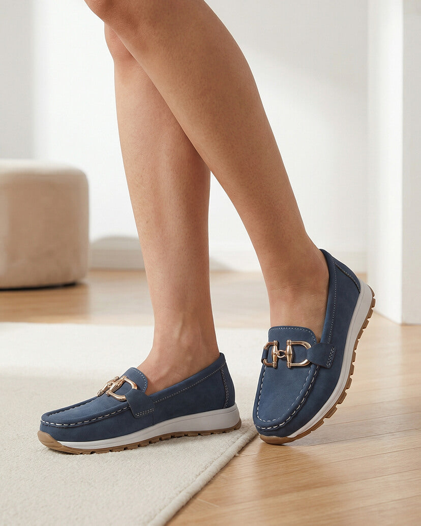 Damen Loafer mit Chunky-Sohle und Horsebit-Detail