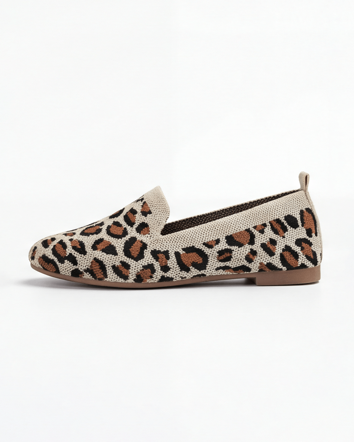 Damen Slipper in Strickoptik – Slip-On Design
