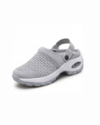 Clogs da donna con cinturino sul tallone – Effetto mesh - Ortopedico