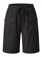 Damen-Cargo-Bermudashorts mit Tunnelzug