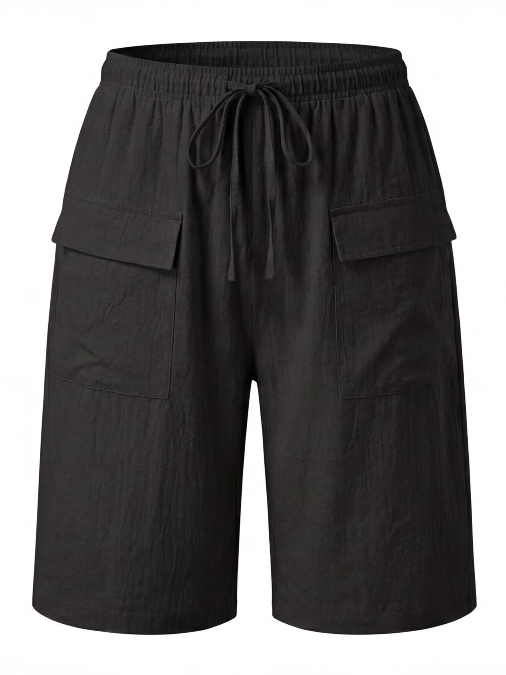 Damen-Cargo-Bermudashorts mit Tunnelzug