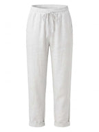 Damenhose mit Tunnelzug und schmal zulaufendem Bein