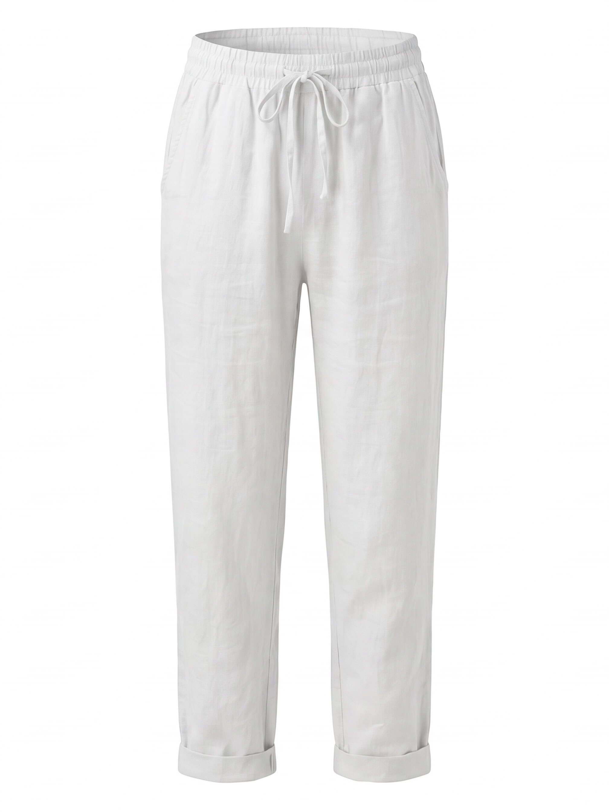 Damenhose mit Tunnelzug und schmal zulaufendem Bein