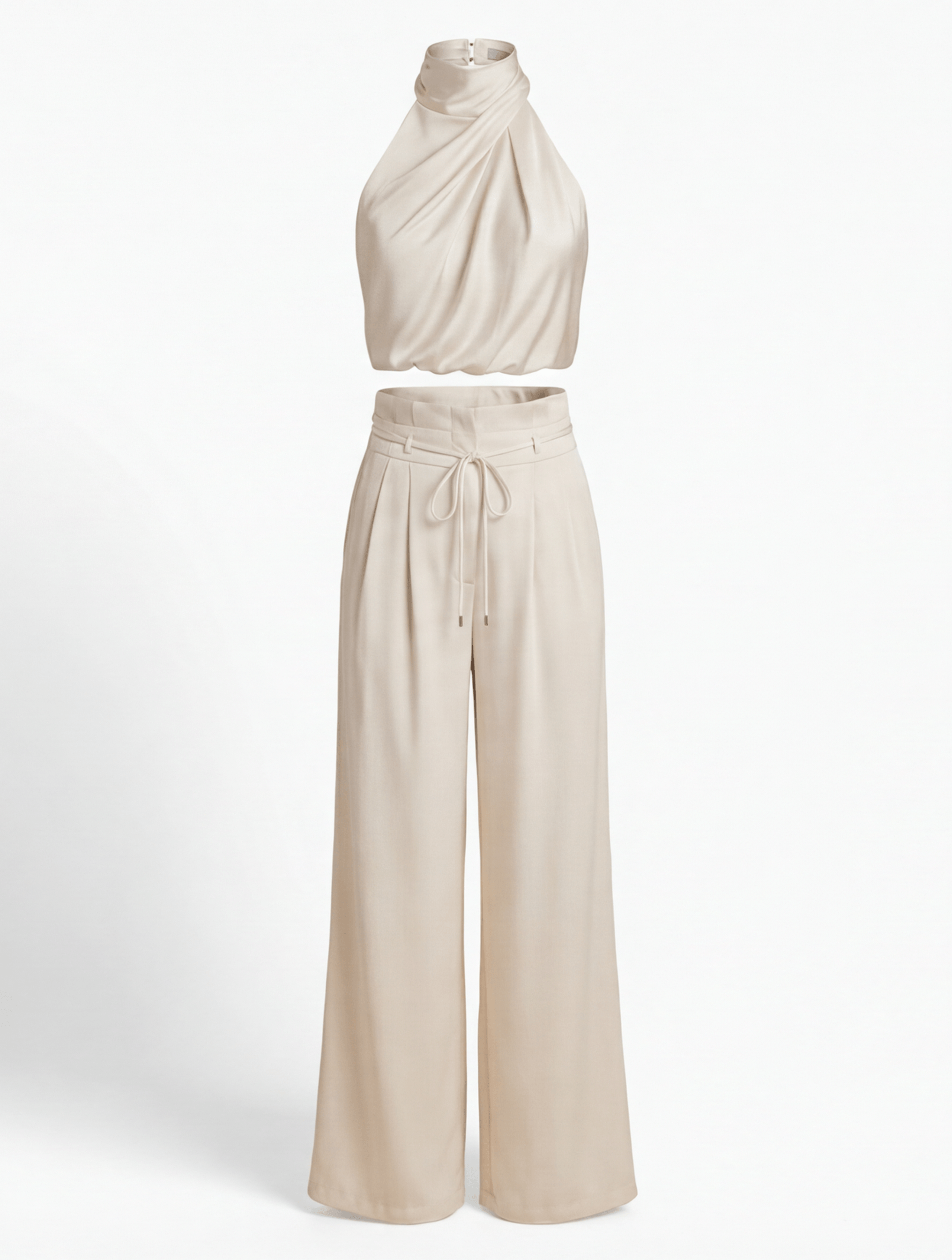 Damen-Set – One-Shoulder-Top & Weite Hose