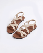 Damen Flache Sandalen – Riemchen im Käfig-Design