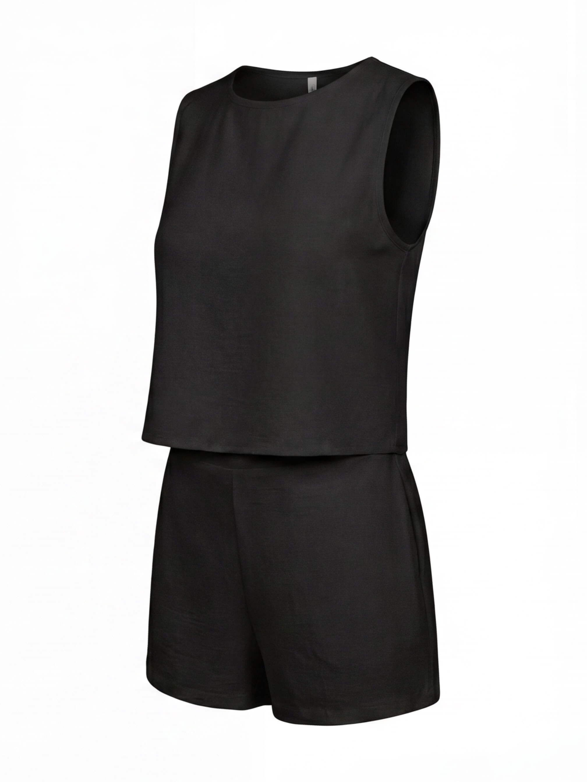 Damen Set – Ärmelloses Top & Shorts Zweiteiler