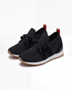 Damen Freizeit-Sneaker – Strick-Schnürschuhe