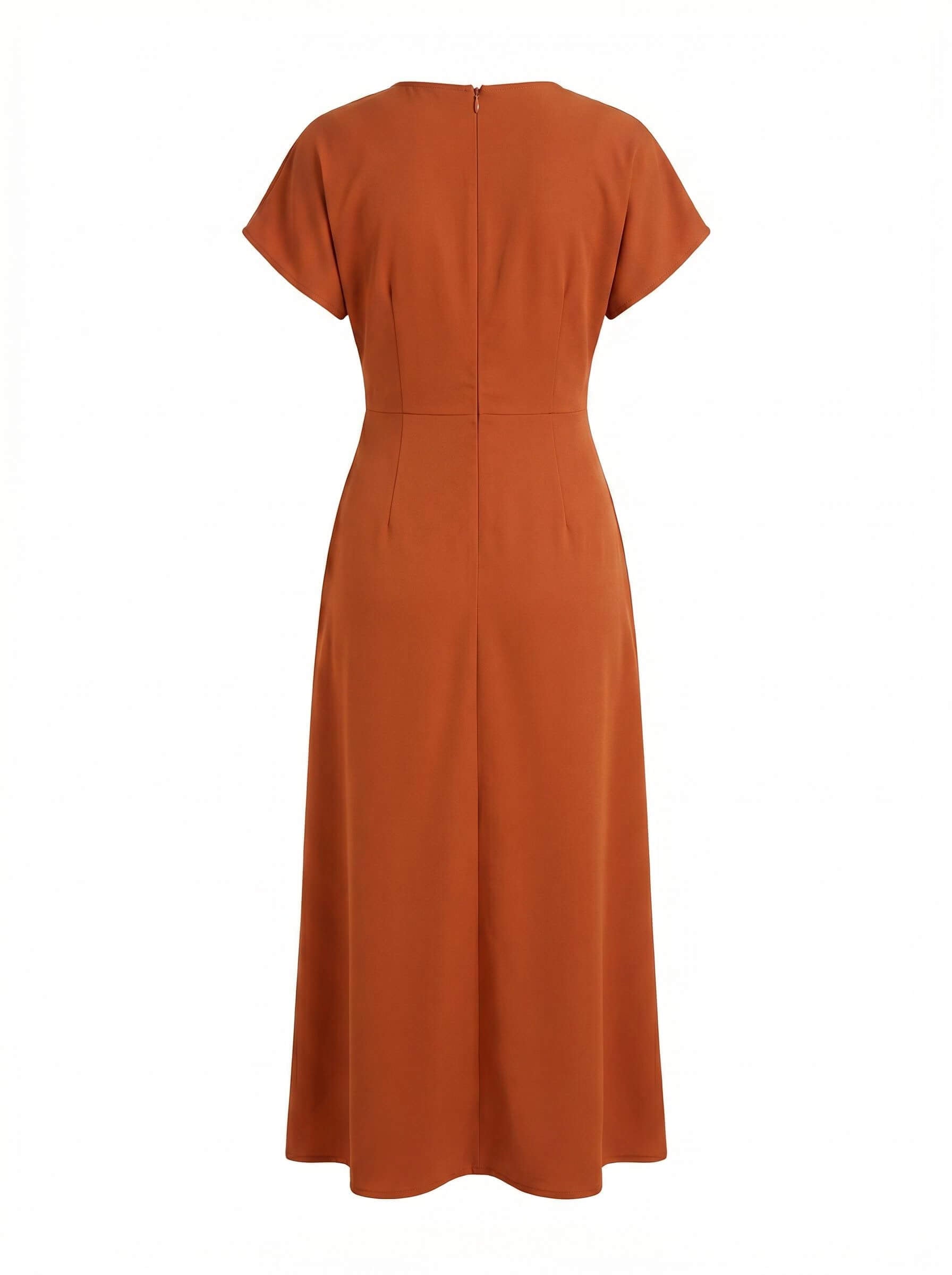 Vestido midi elegante de verano – Delgado, femenino y versátil