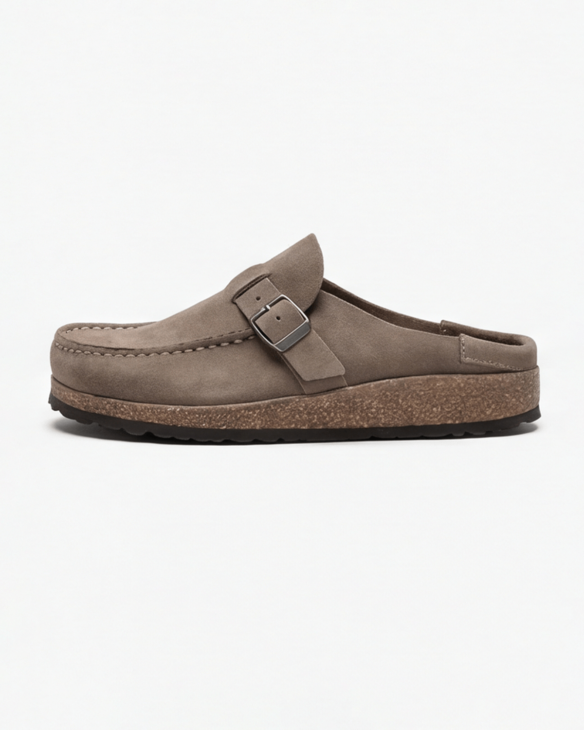 Damen Pantoletten im Loafer-Stil – mit Schnallenriemen