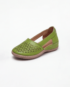 Damen Slingback-Ballerinas – mit Perforation