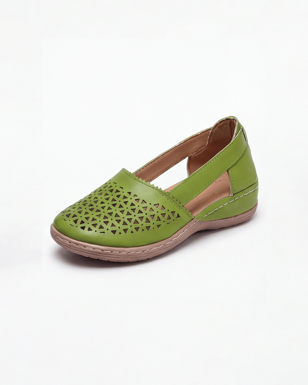 Damen Slingback-Ballerinas – mit Perforation